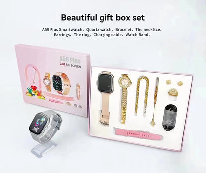 A58 Plus Smart Watch Bracelet with Touch Control and Bluetooth Fitness Tracker with Blood Pressure Monitoring Feature