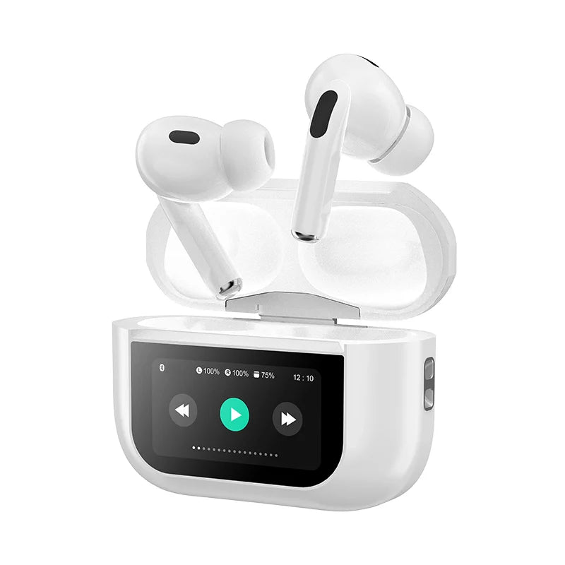 A9 Pro Apple Airpods Anc/enc Zhongkelqnxun Touch Control Bt 5.4 Earbuds white
