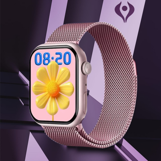 Wisme-X28 Mini Smart Watch Series'10 With Five Straps Band Wireless Charging